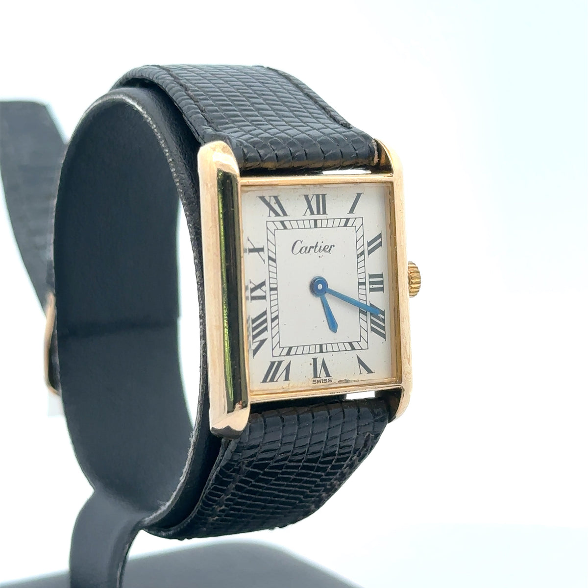 Cartier tank Vermeil manual wind watch Quartz, 18k Yellow Gold electroplated ID-296018152256