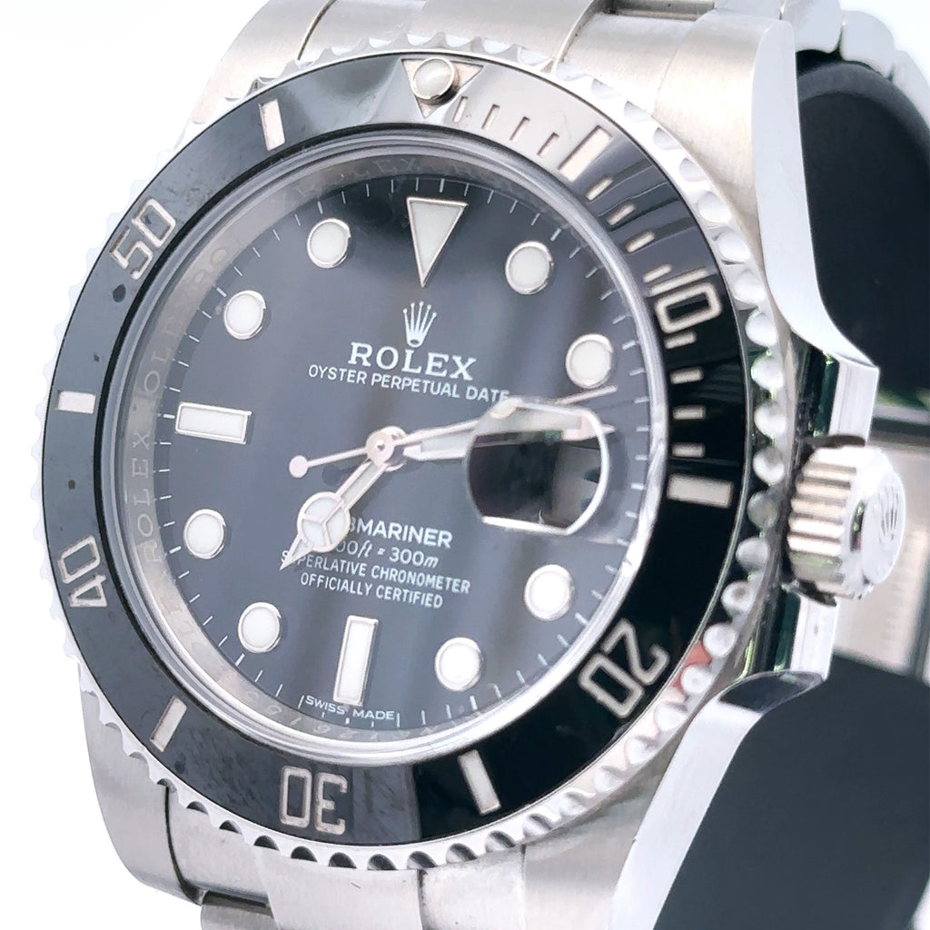 Pre-Owned Rolex Submariner 40mm Stainless Steel Watch 116610LN Ceramic bezel