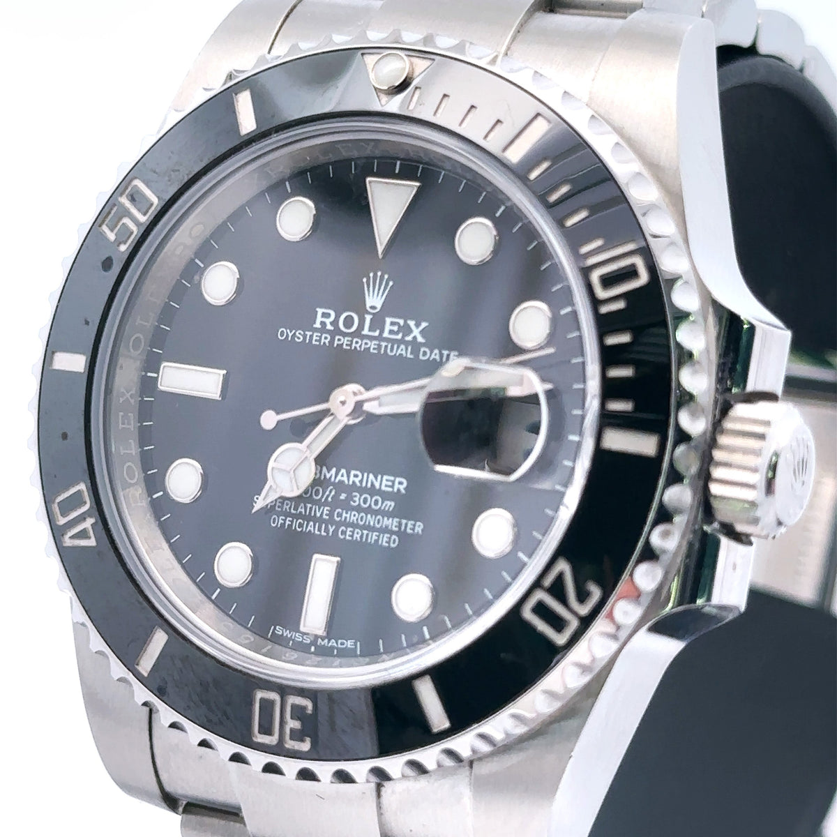 Pre-Owned Rolex Submariner 40mm Stainless Steel Watch 116610LN Ceramic bezel