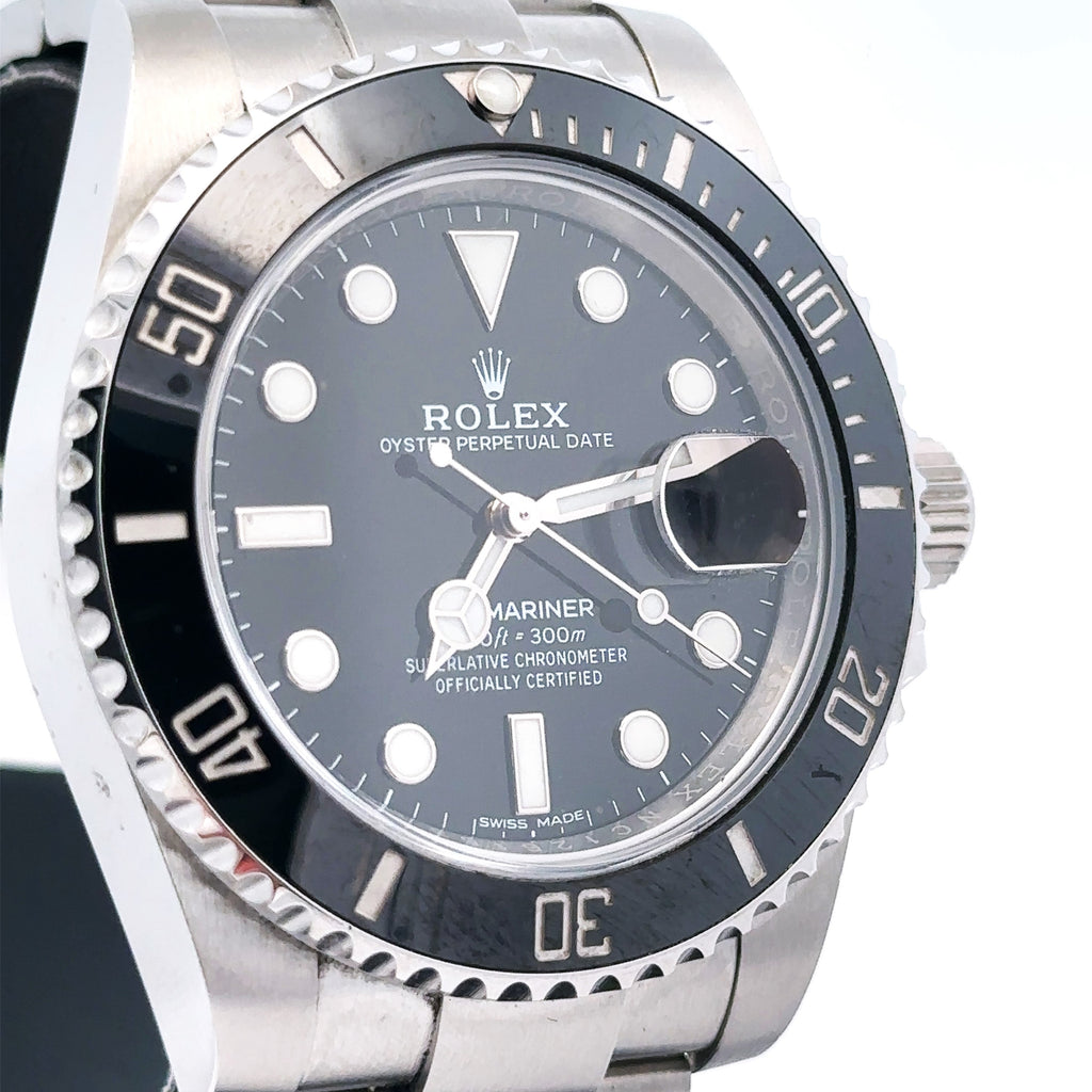 Pre-Owned Rolex Submariner 40mm Stainless Steel Watch 116610LN Ceramic bezel