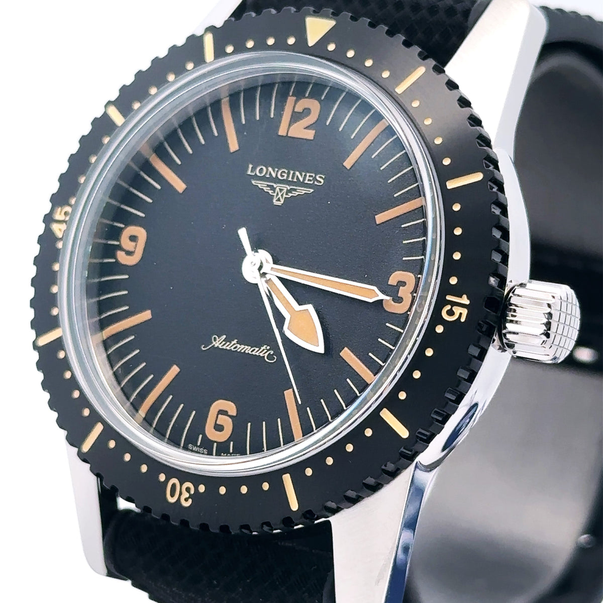 Longines Heritage Skin Diver Mens 42mm Watch L28224569