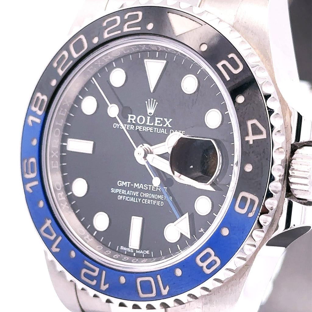 Pre-Owned Rolex GMT-MASTER II Automatic 40mm Watch, 116710BLNR Batman S107446