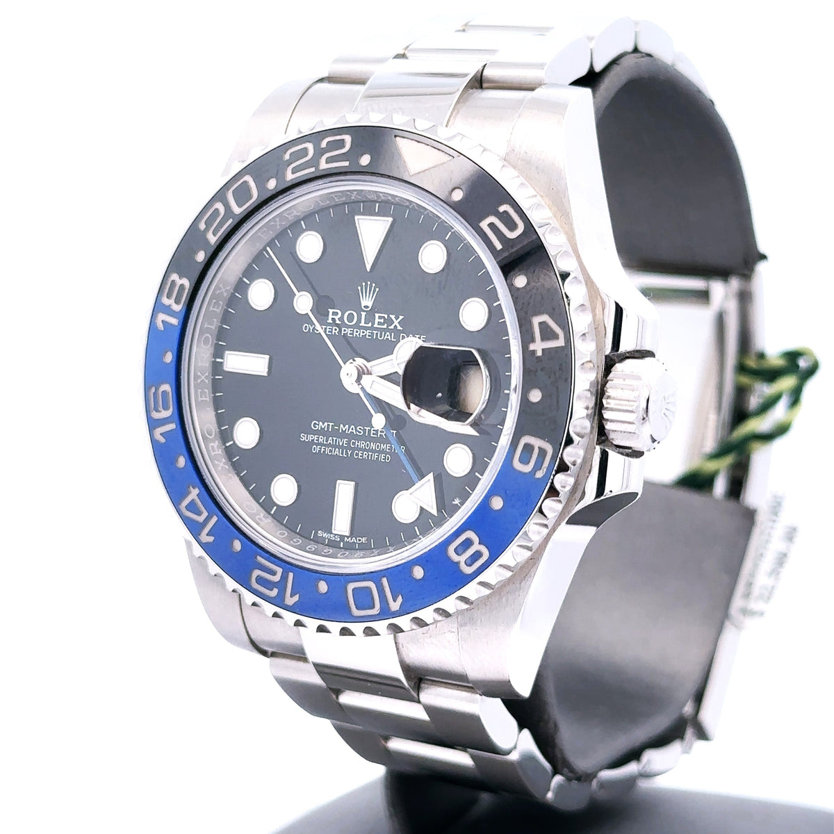 Pre-Owned Rolex GMT-MASTER II Automatic 40mm Watch, 116710BLNR Batman S107446