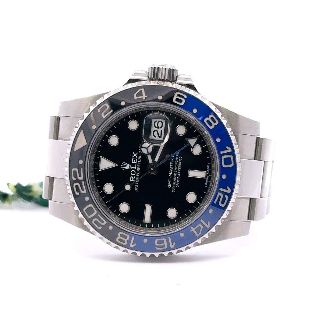 Pre-Owned Rolex GMT-MASTER II Automatic 40mm Watch, 116710BLNR Batman S107446
