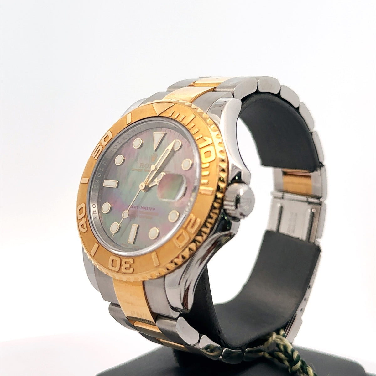 Rolex Yacht Master 40mm 18k gold & Steel Mother Of Pearl Watch 16623 S106712