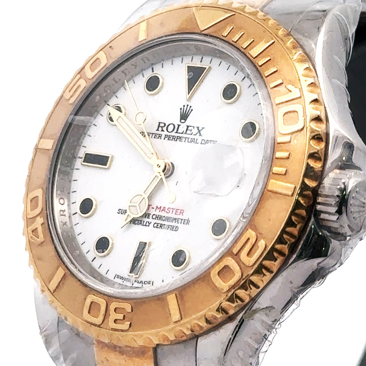 Pre-Owned Rolex Yacht Master 40mm 18k gold & Steel Watch 16623 S105837