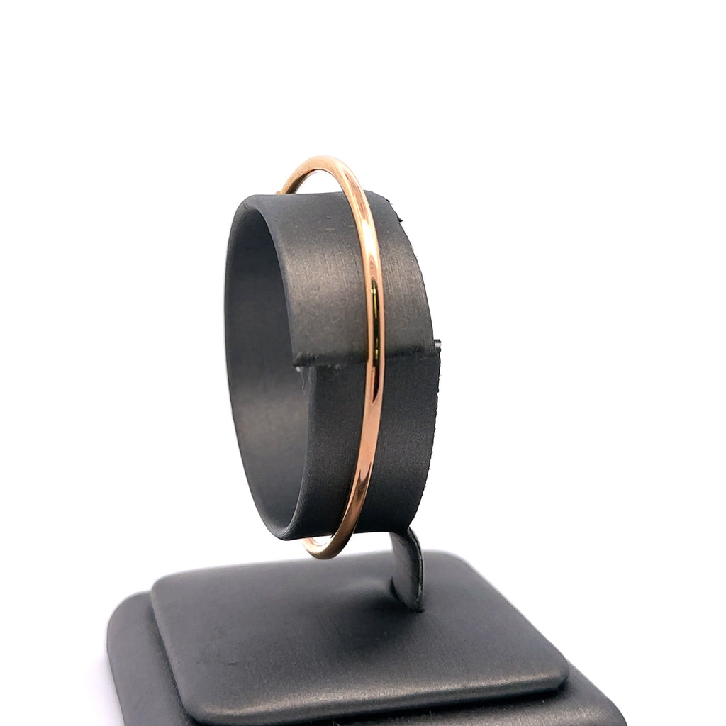 Tiffany 18k Rose Gold Wire Bracelet, 8.1g, Size medium