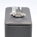 18k White Gold 1.00CT Diamond Ladies Wedding Band, 2.8G, Size 6.25,  S15490