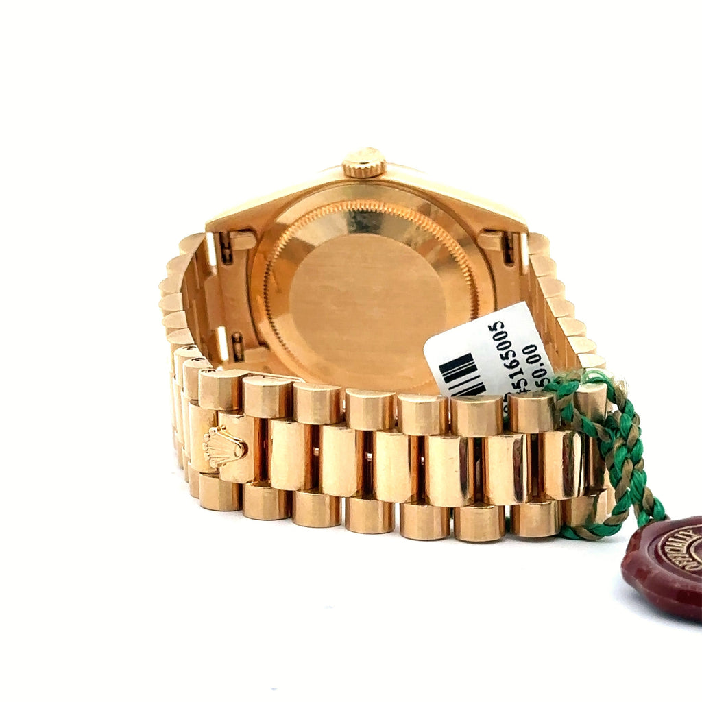 Pre-Owned Rolex Day Date 36mm 18k Yellow Gold Watch 18238