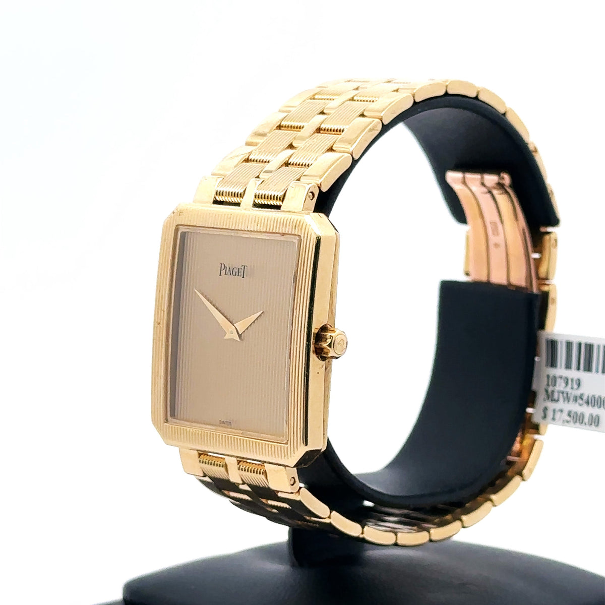Piaget Protocole 8035 Quartz Solid 18K Yellow Gold, Gold Dial, 26mm Watch preown