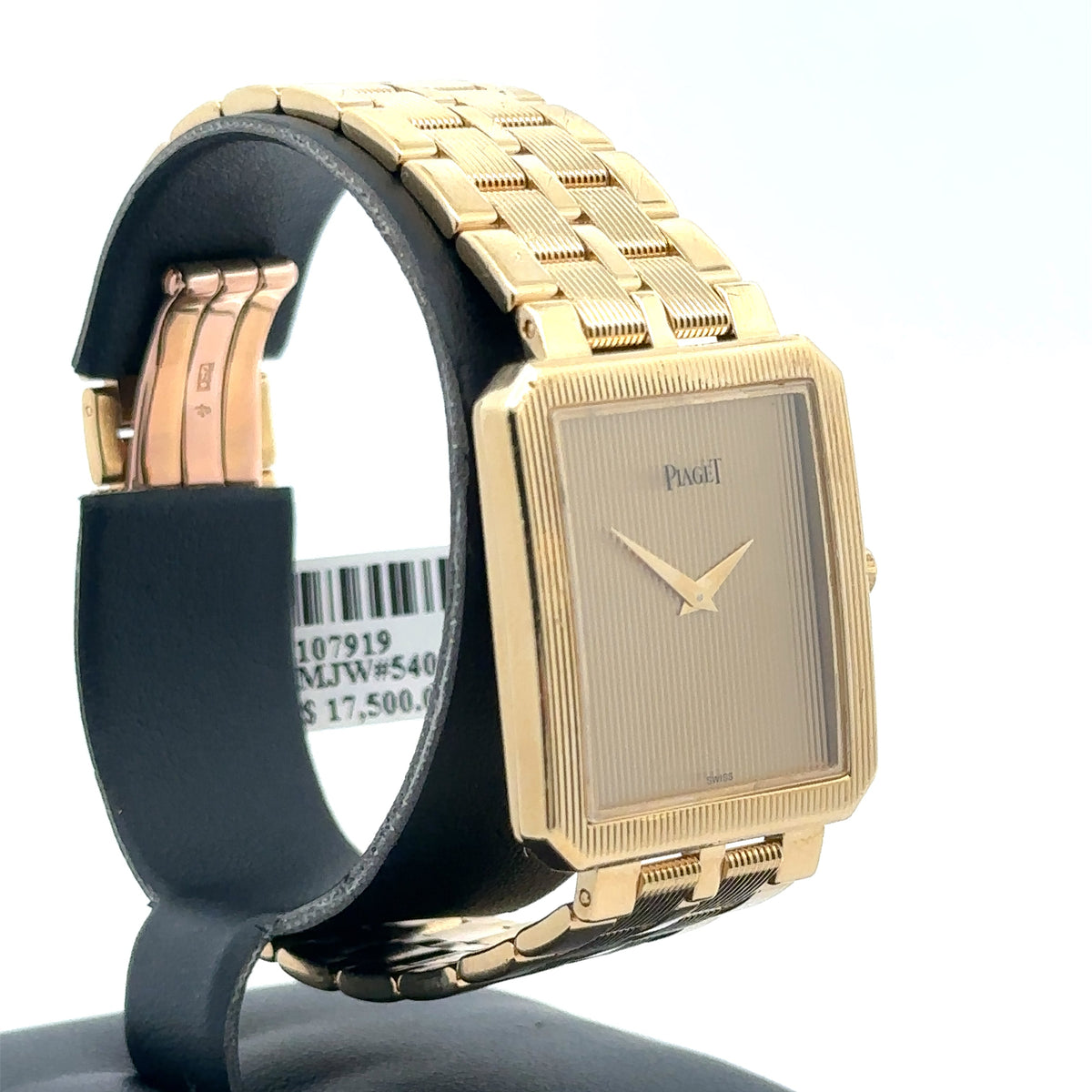 Piaget Protocole 8035 Quartz Solid 18K Yellow Gold, Gold Dial, 26mm Watch preown