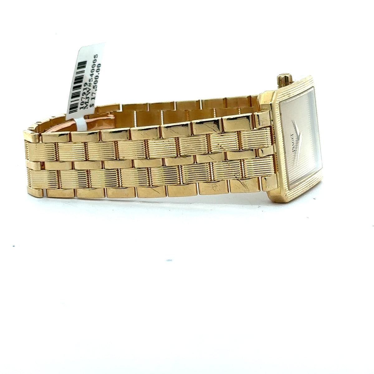 Piaget Protocole 8035 Quartz Solid 18K Yellow Gold, Gold Dial, 26mm Watch preown