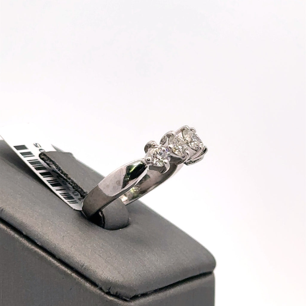 Platinum 0.75 CT Diamond Ladies Wedding Band, 7.7g, Size 6, S107924