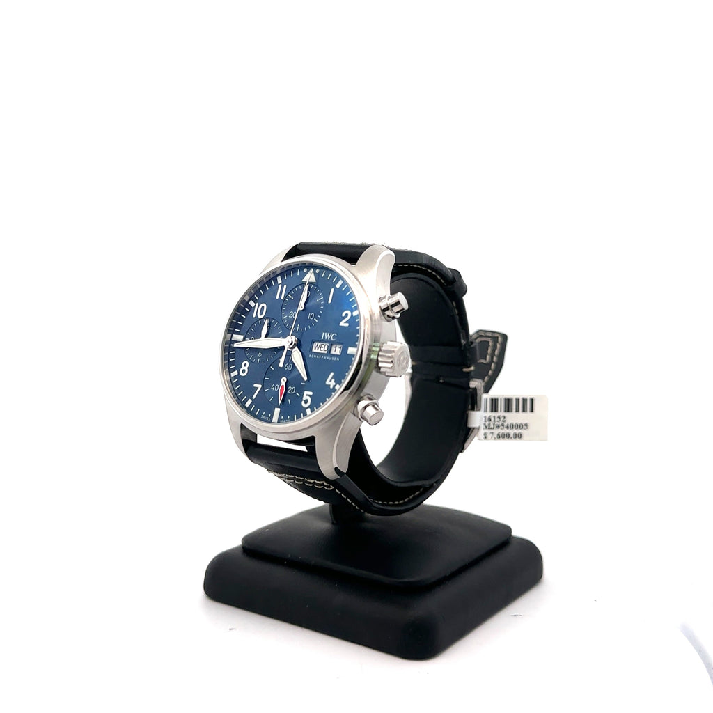 IWC PILOT’S WATCH CHRONOGRAPH 41MM - IW388101- BLUE - Pre Owned - S16152