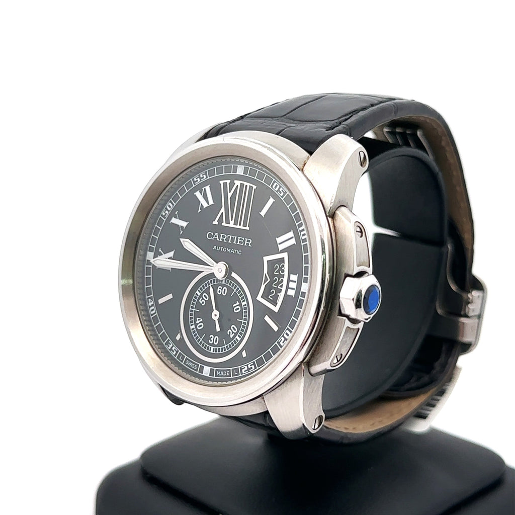 Cartier Calibre de Cartier Steel , Automatic 42mm Watch - W7100041 Pre Owned