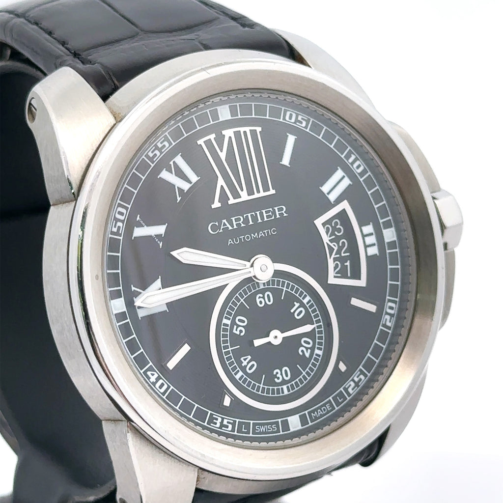 Cartier Calibre de Cartier Steel , Automatic 42mm Watch - W7100041 Pre Owned