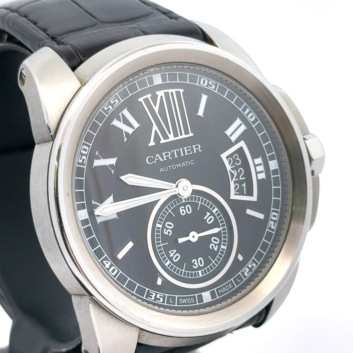 Cartier Calibre de Cartier Steel , Automatic 42mm Watch - W7100041 Pre Owned