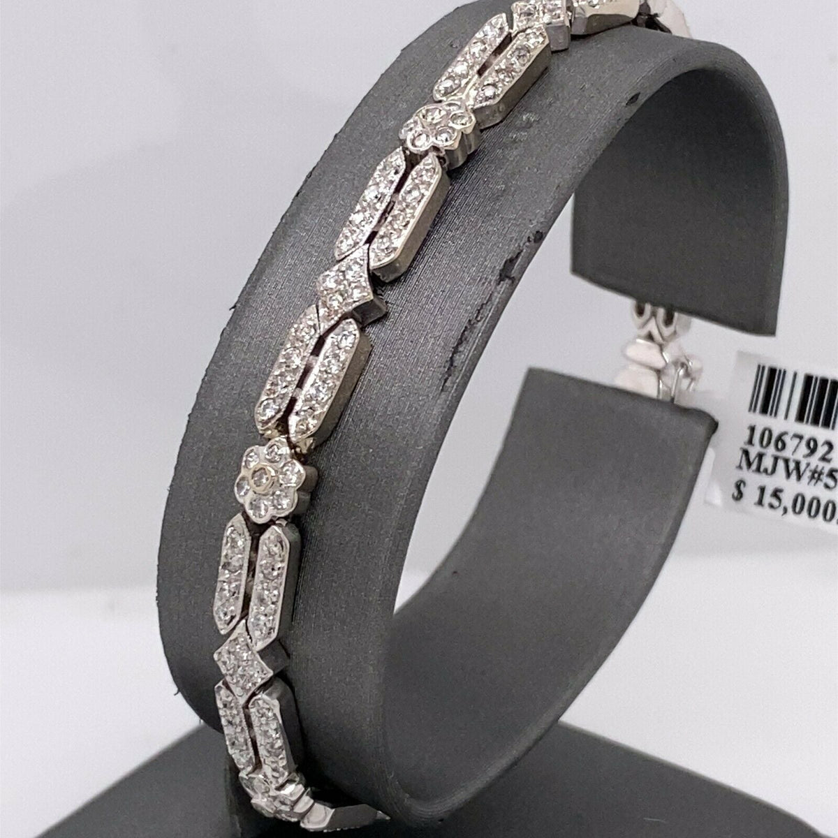 18k White Gold 2.00 CT Diamond Ladies Bracelet, S106792