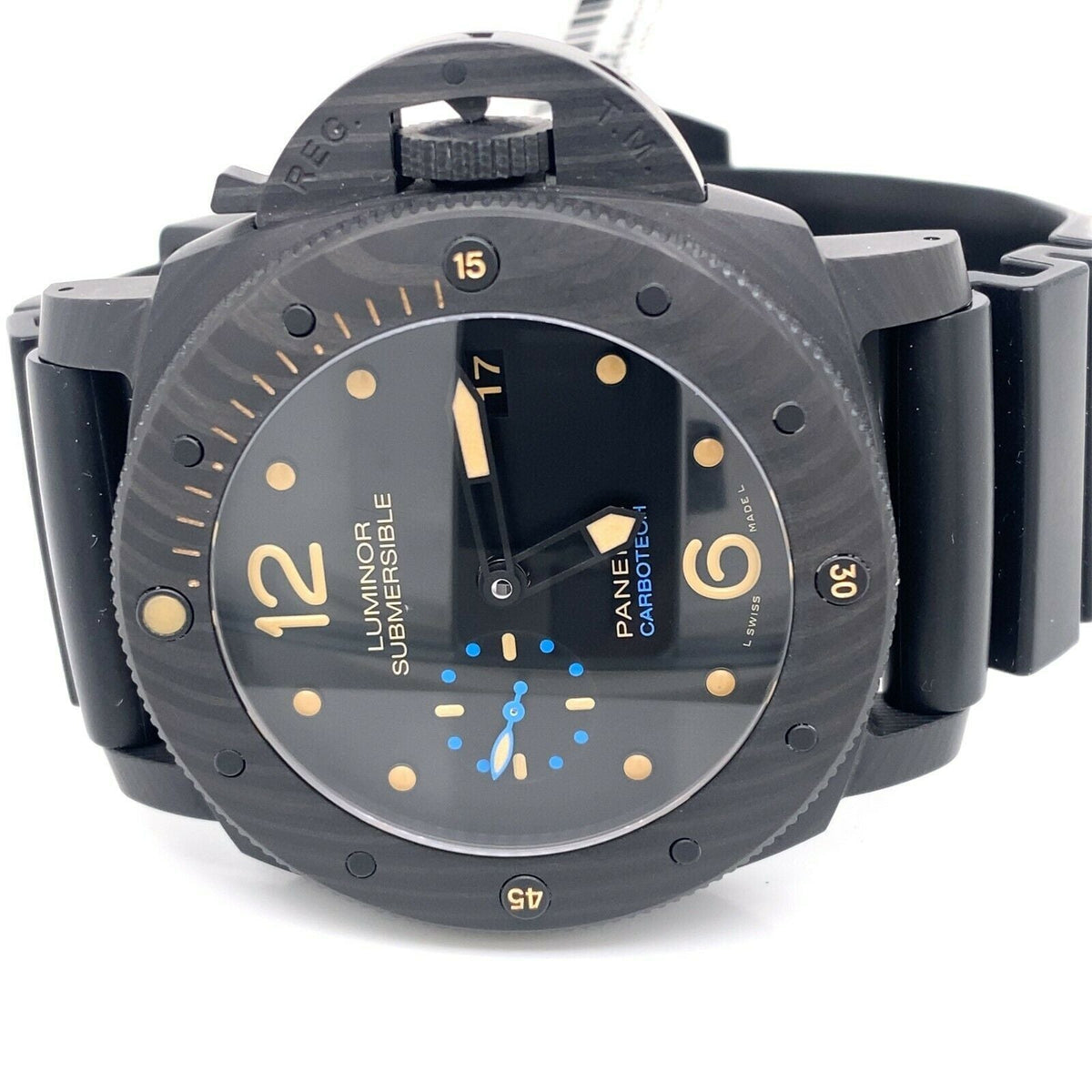 Panerai SUBMERSIBLE CARBOTECH™ 47mm Watch PAM 616