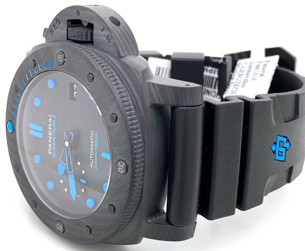 Panerai SUBMERSIBLE CARBOTECH™ 47mm Watch PAM 1616