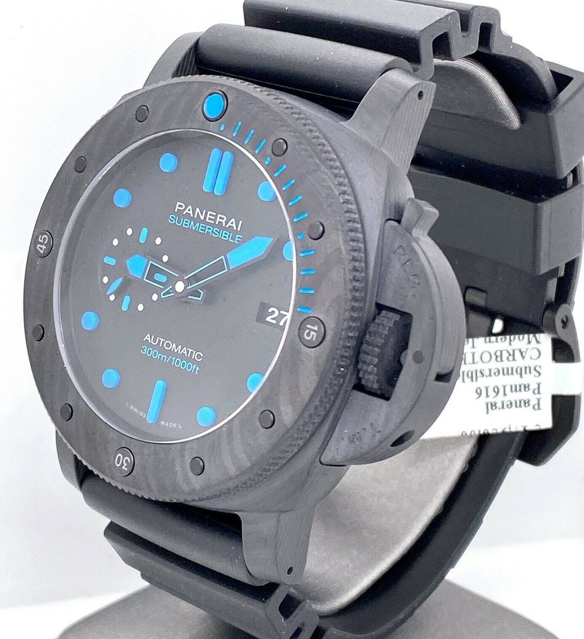 Panerai SUBMERSIBLE CARBOTECH™ 47mm Watch PAM 1616