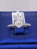 14k White Gold 1.25 CT Diamond Engagement Ring