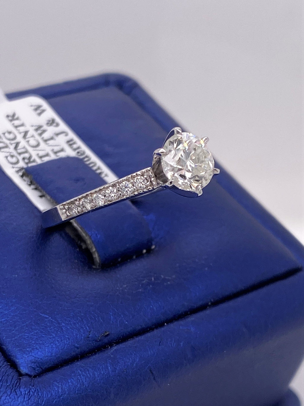 14k White Gold 1.25 CT Diamond Engagement Ring