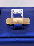 14k Yellow Gold Men's Comfort Fit Wedding Band