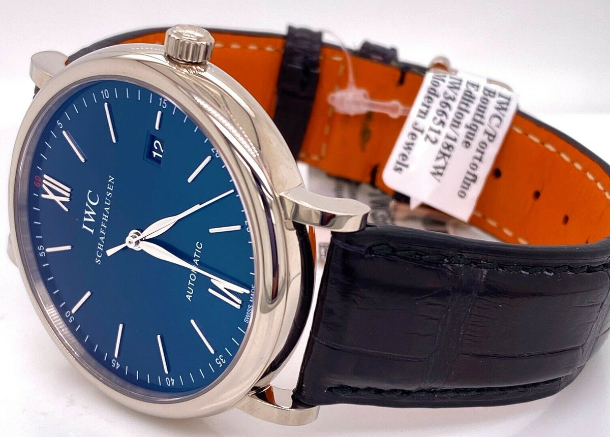 IWC PORTOFINO 18K WHITE GOLD AUTOMATIC IW356512