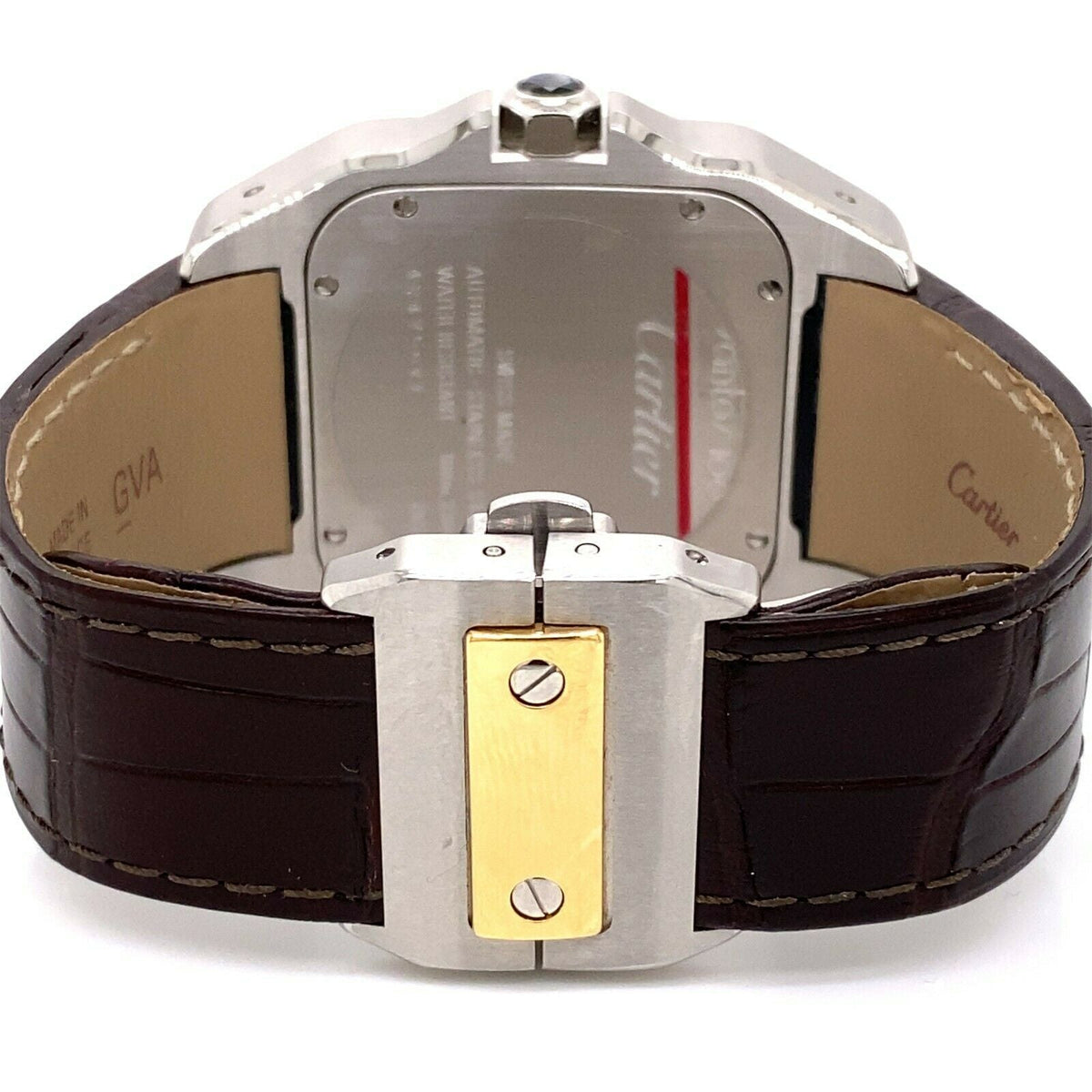 Cartier Santos 100 Midsize Steel & 18k Yellow Gold W20107X7