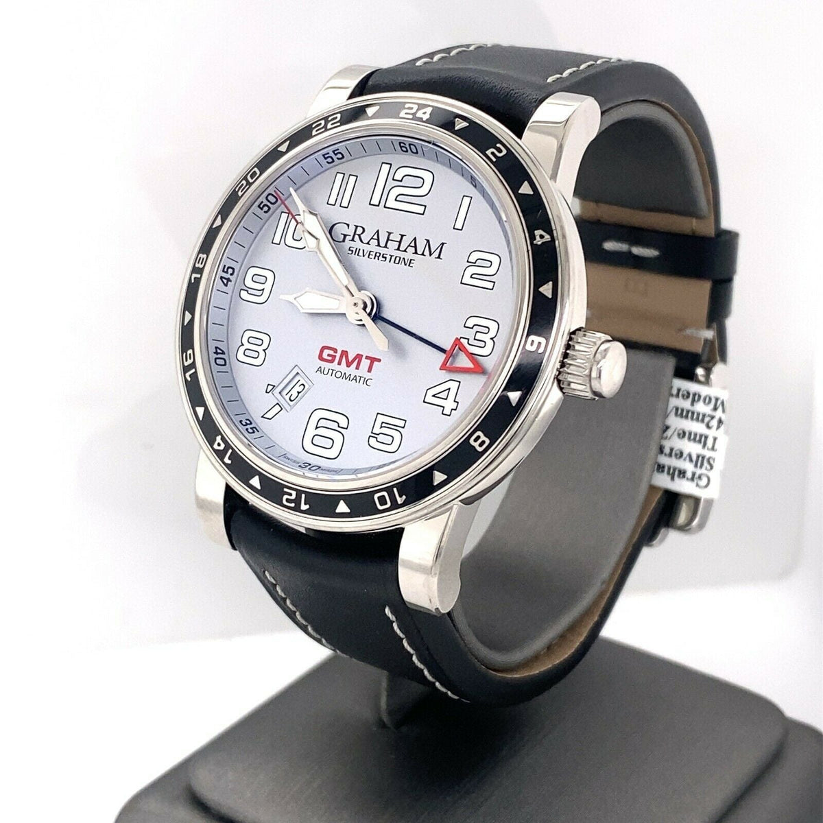 Graham Silverstone Time Zone GMT Automatic Steel Watch