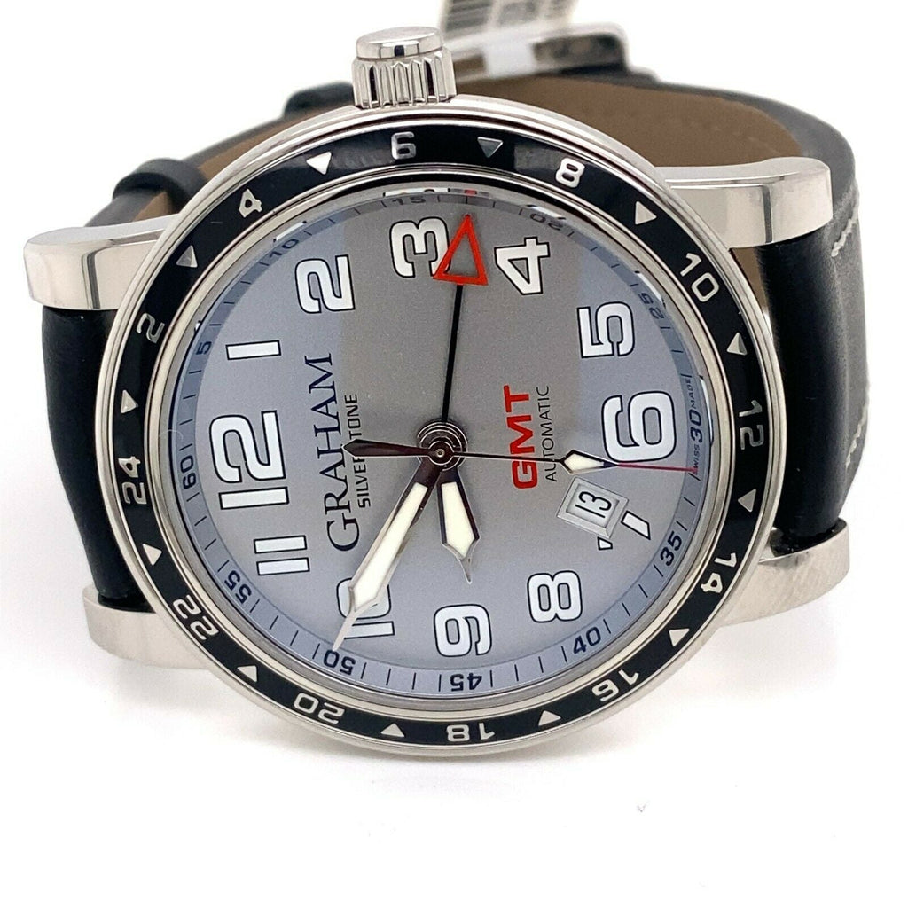 Graham Silverstone Time Zone GMT Automatic Steel Watch