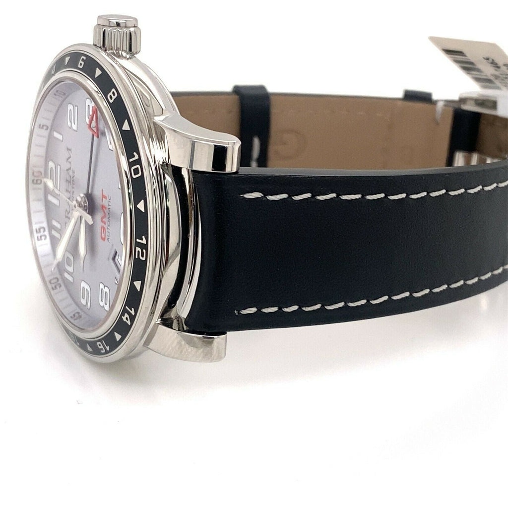 Graham Silverstone Time Zone GMT Automatic Steel Watch