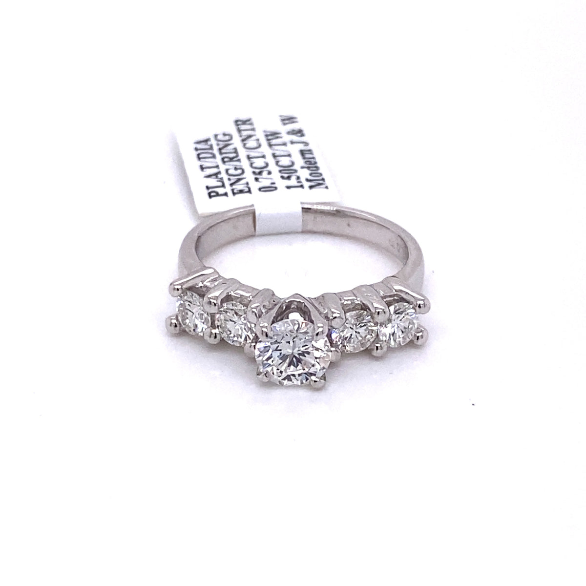 Platinum 1.50 CT Diamond Engagement Ring