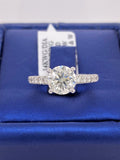 14k White Gold 2.00 CT Diamond Engagement Ring