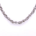 14k White Gold Fancy Men's Chain Necklace, S106881