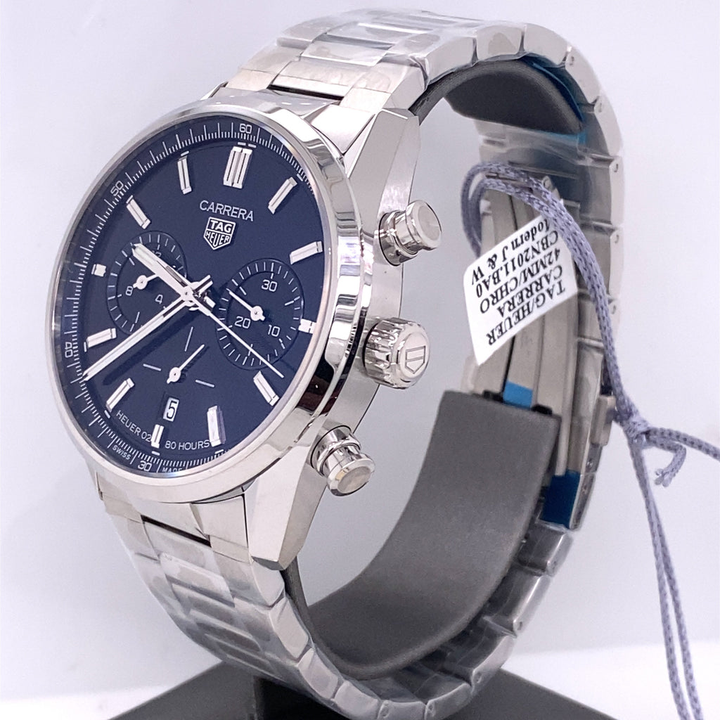 TAG HEUER Carrera AUTOMATIC CHRONOGRAPH 42MM WATCH, CBN2011.BA0642