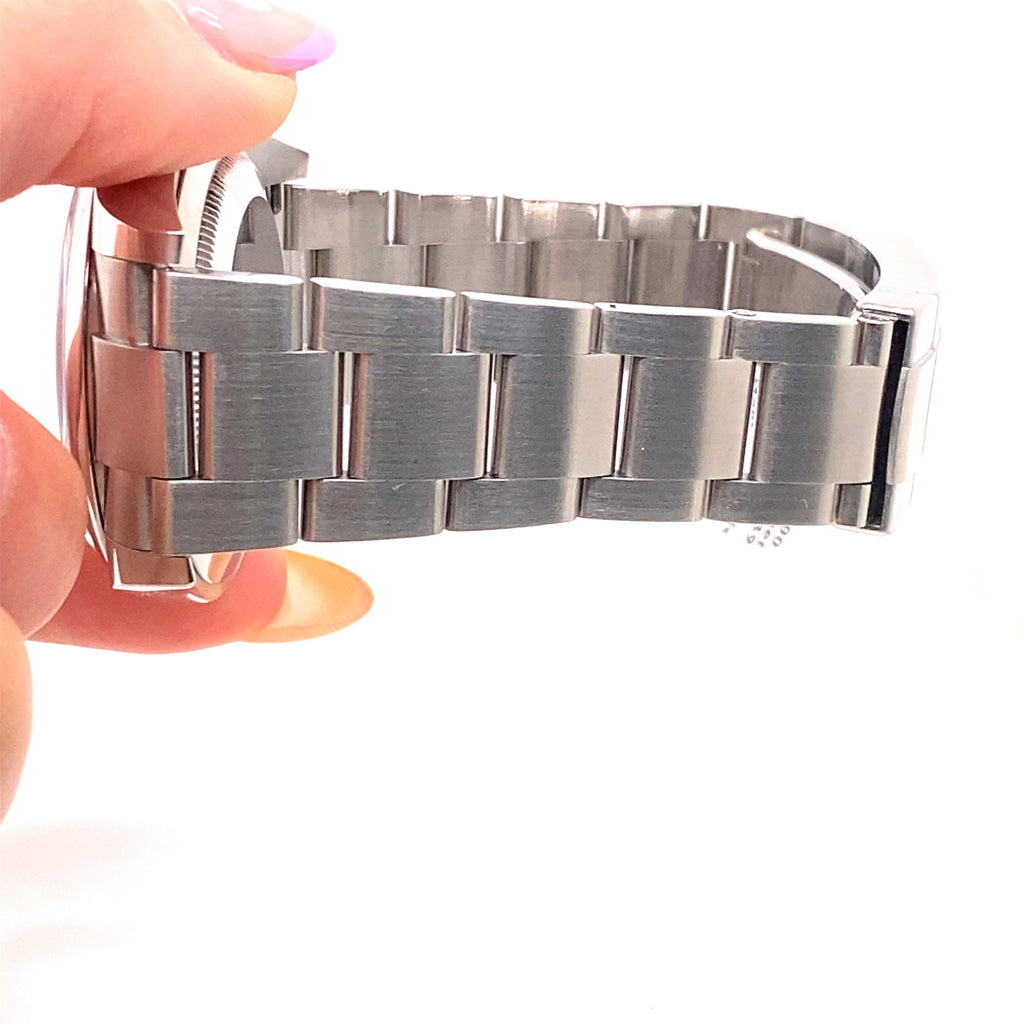 Pre-Owned Rolex Oyster Perpetual Rhodium Dial Steel 39mm Watch 114300 Philadelphia