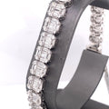 14k White Gold 9.50 CT Diamond Tennis Bracelet, S107016