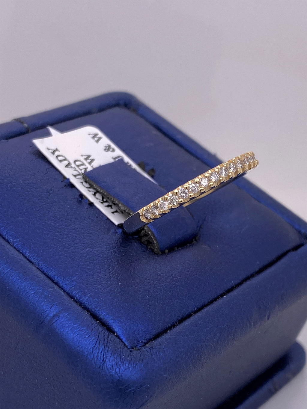 14k Yellow Gold 0.40 CT Diamond Ladies Band