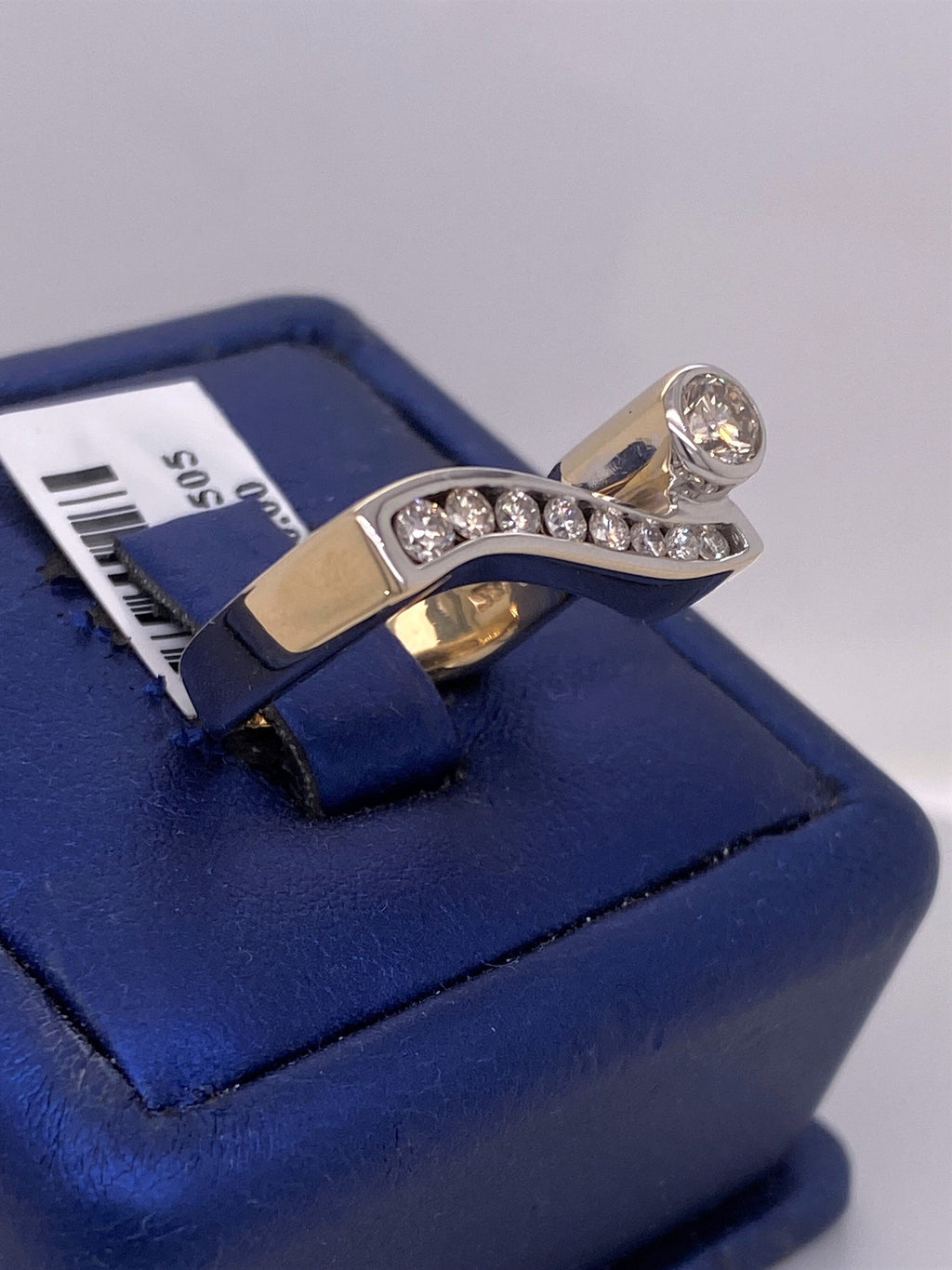 14k Yellow Gold 1.00 CT Diamond Ladies Ring