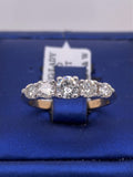 14k Yellow Gold 1.00 CT Diamond Ladies Band