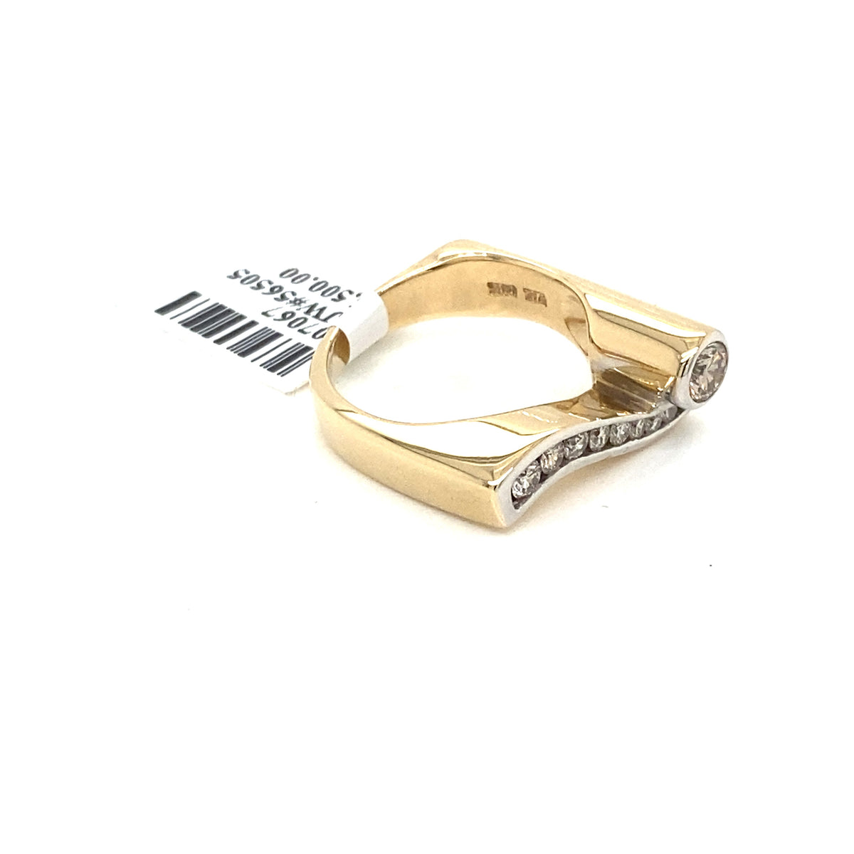 14k Yellow Gold 1.00 CT Diamond Ladies Ring
