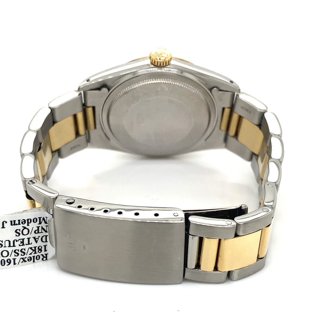 Pre-owned Rolex Datejust 18k Gold & Steel Oyster 36mm Watch, 16013 philadelphia