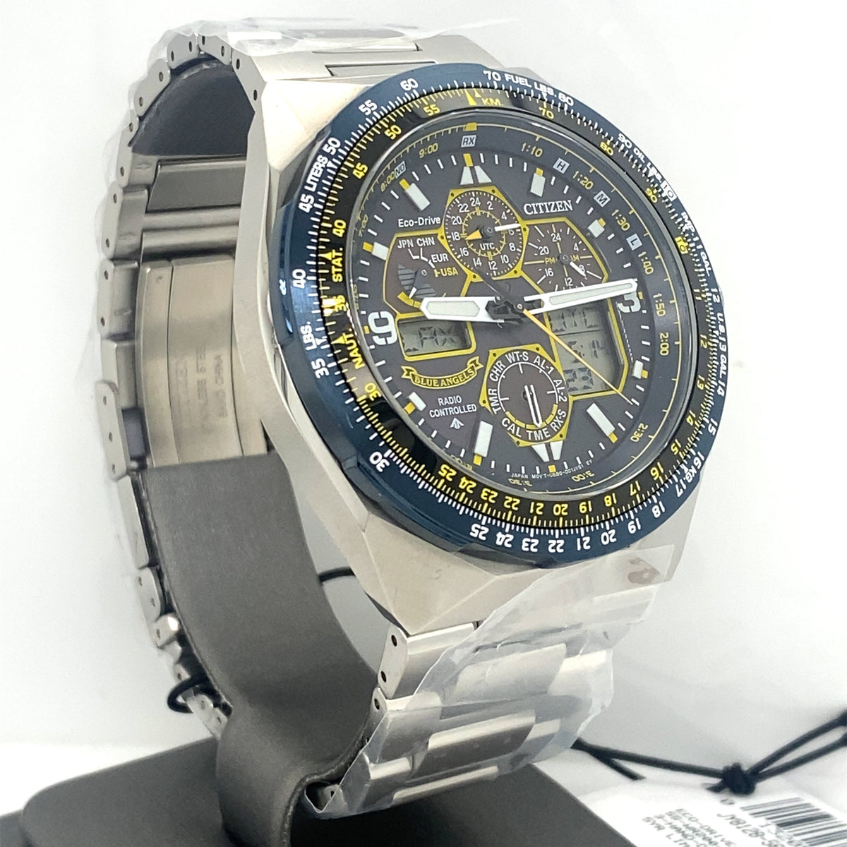 Citizen Promaster Skyhawk A-T Blue Angels 46mm Steel Chronograph, JY8128-56L
