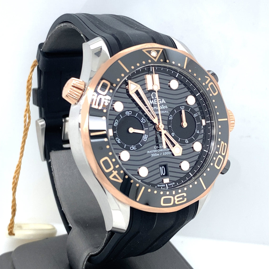 Omega Seamaster Diver 300 Co-Axil Master Steel & Gold 44mm Watch, 21022445101001