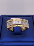 14k Yellow Gold 1.00 CT Diamond Men's Band