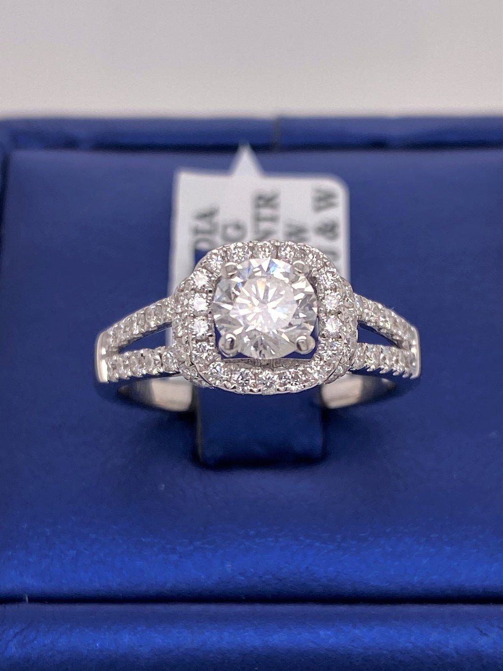 14k White Gold 1.25 CT Diamond Engagement Ring