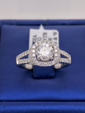 14k White Gold 1.25 CT Diamond Engagement Ring