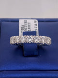 Platinum 2.85 CT Diamond Eternity Wedding Band